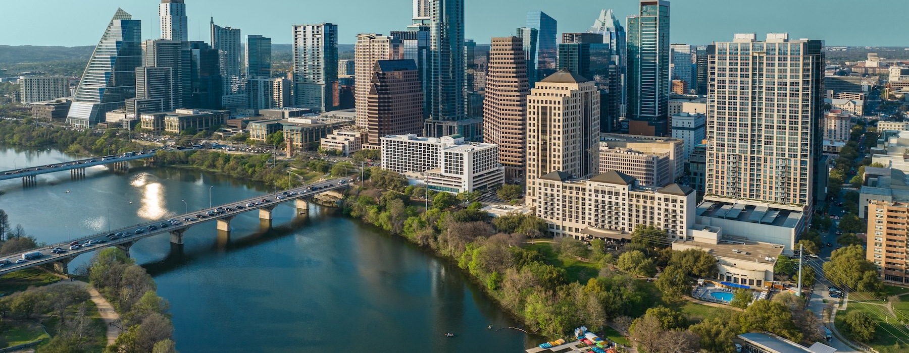 aerial view of city